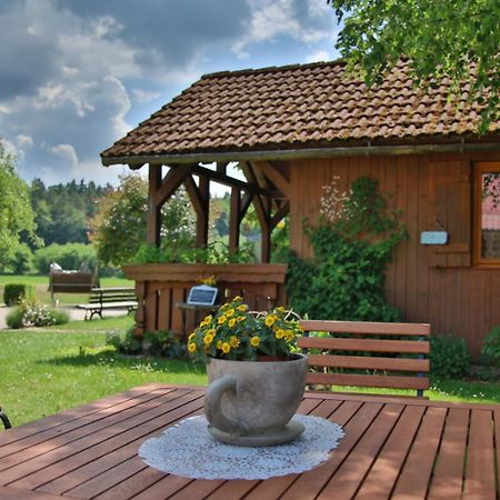 Hotel Heumanns Blockhaeuser Am Wald Pottenstein Exteriér fotografie