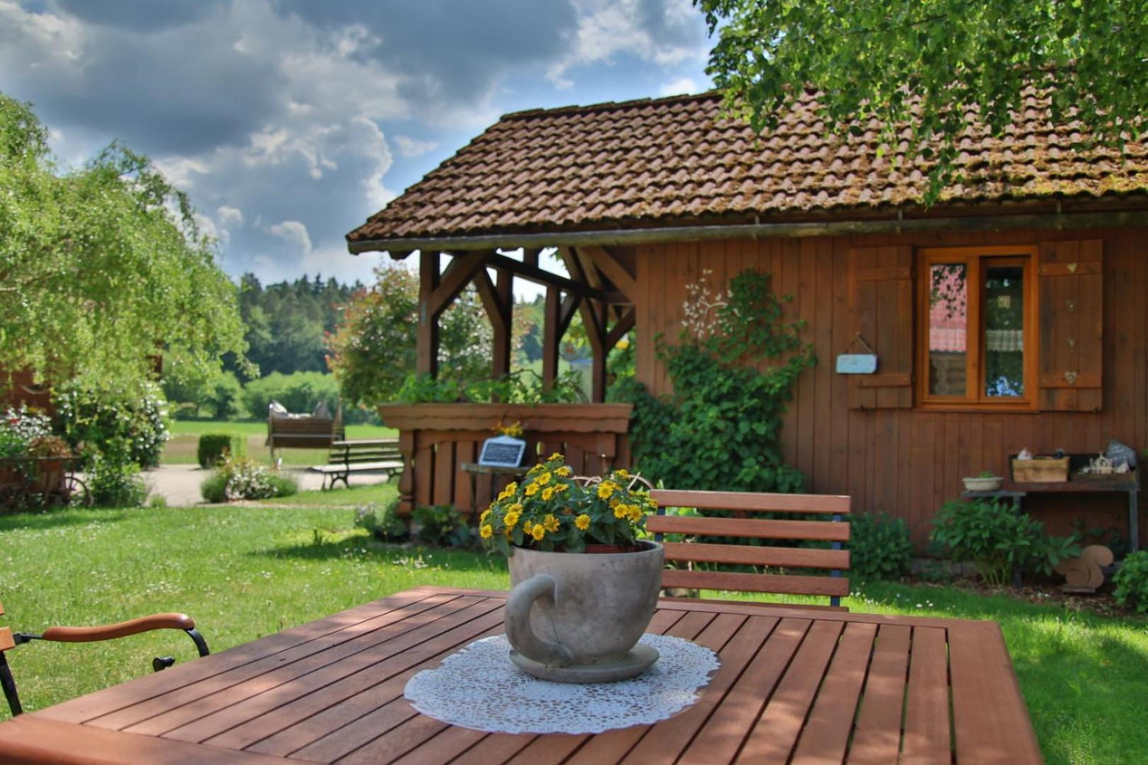 Hotel Heumanns Blockhaeuser Am Wald Pottenstein Exteriér fotografie