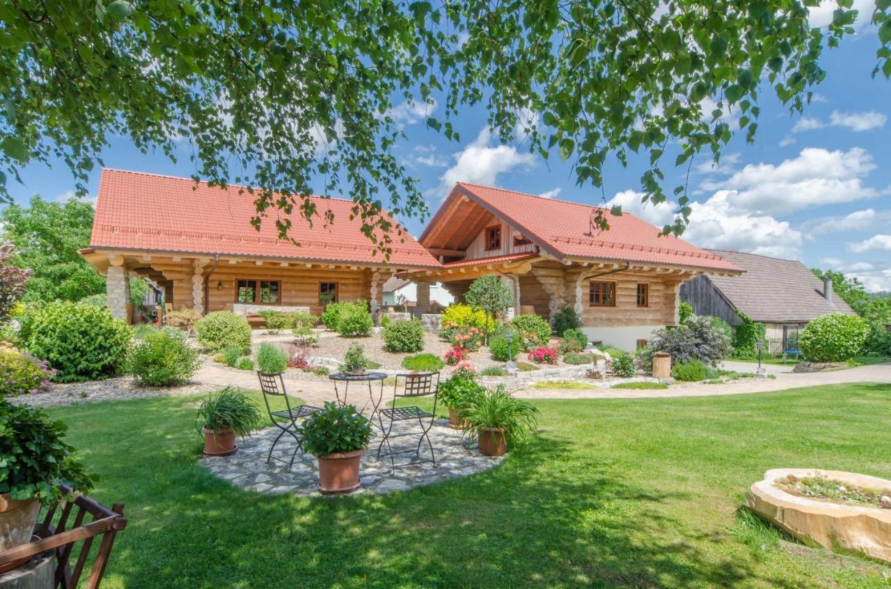 Hotel Heumanns Blockhaeuser Am Wald Pottenstein Exteriér fotografie