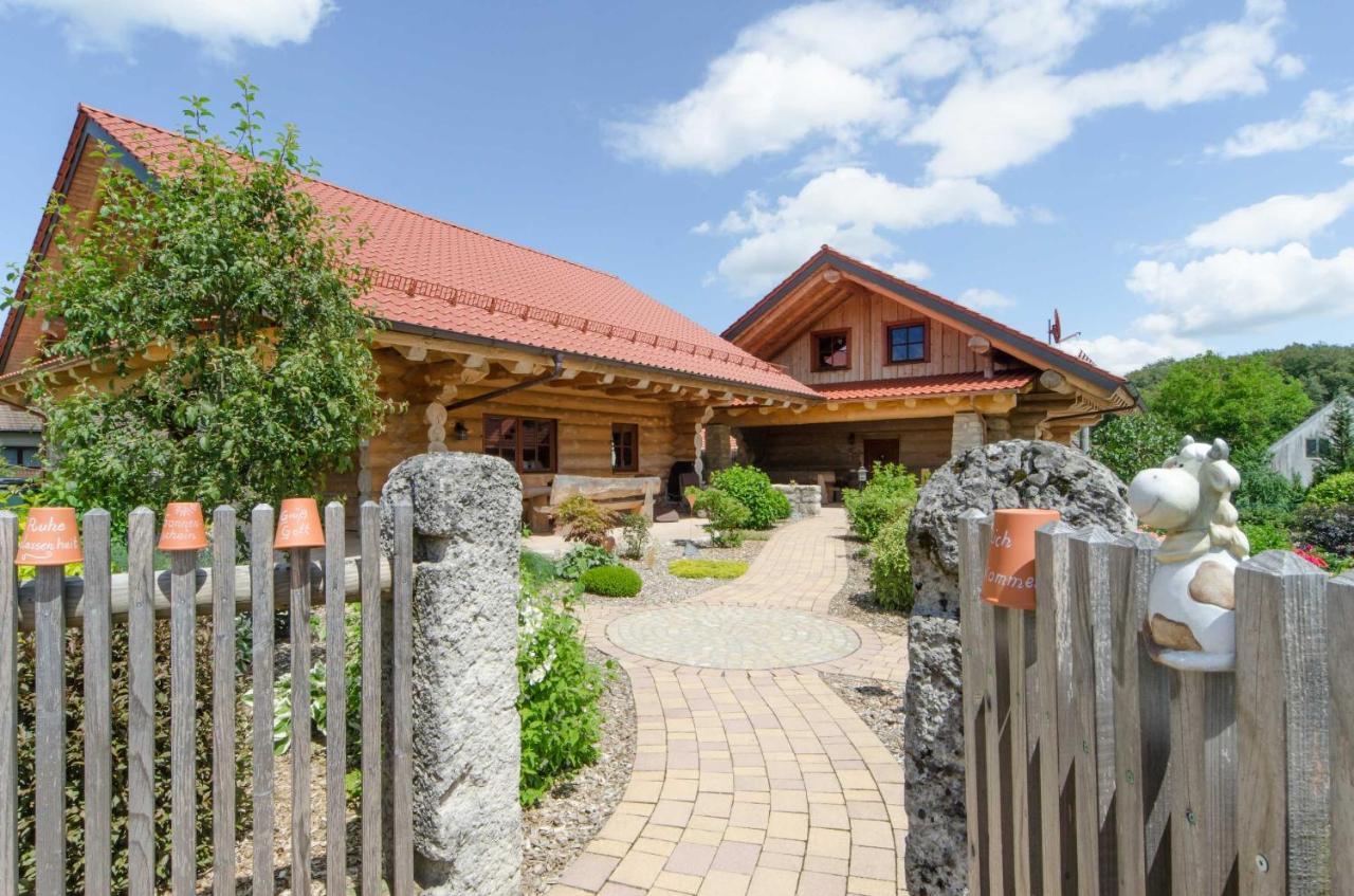 Hotel Heumanns Blockhaeuser Am Wald Pottenstein Exteriér fotografie