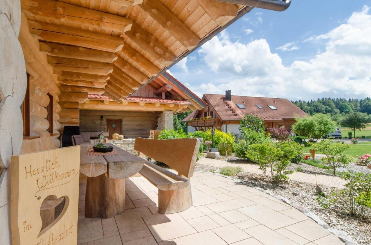 Heumanns Blockhaeuser Am Wald Pottenstein Exteriér fotografie