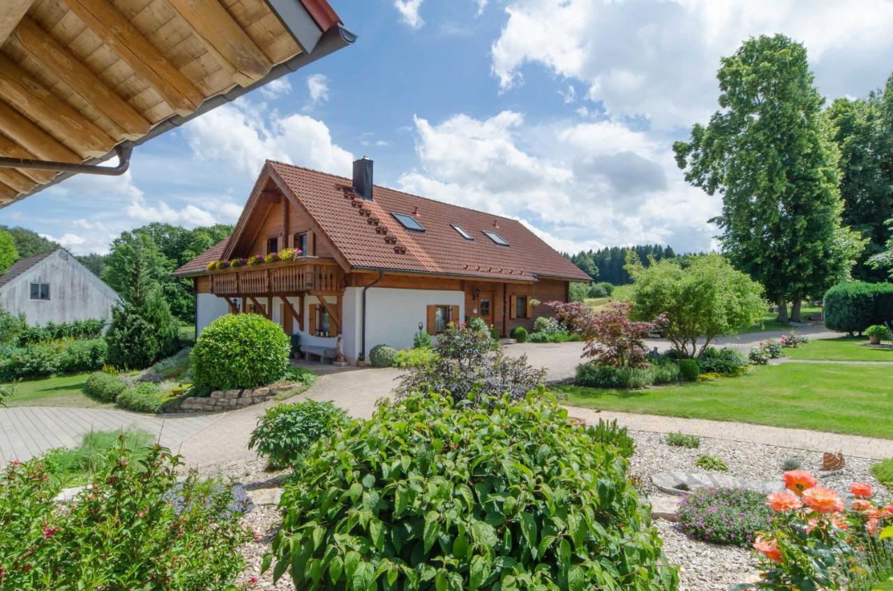 Heumanns Blockhaeuser Am Wald Pottenstein Exteriér fotografie