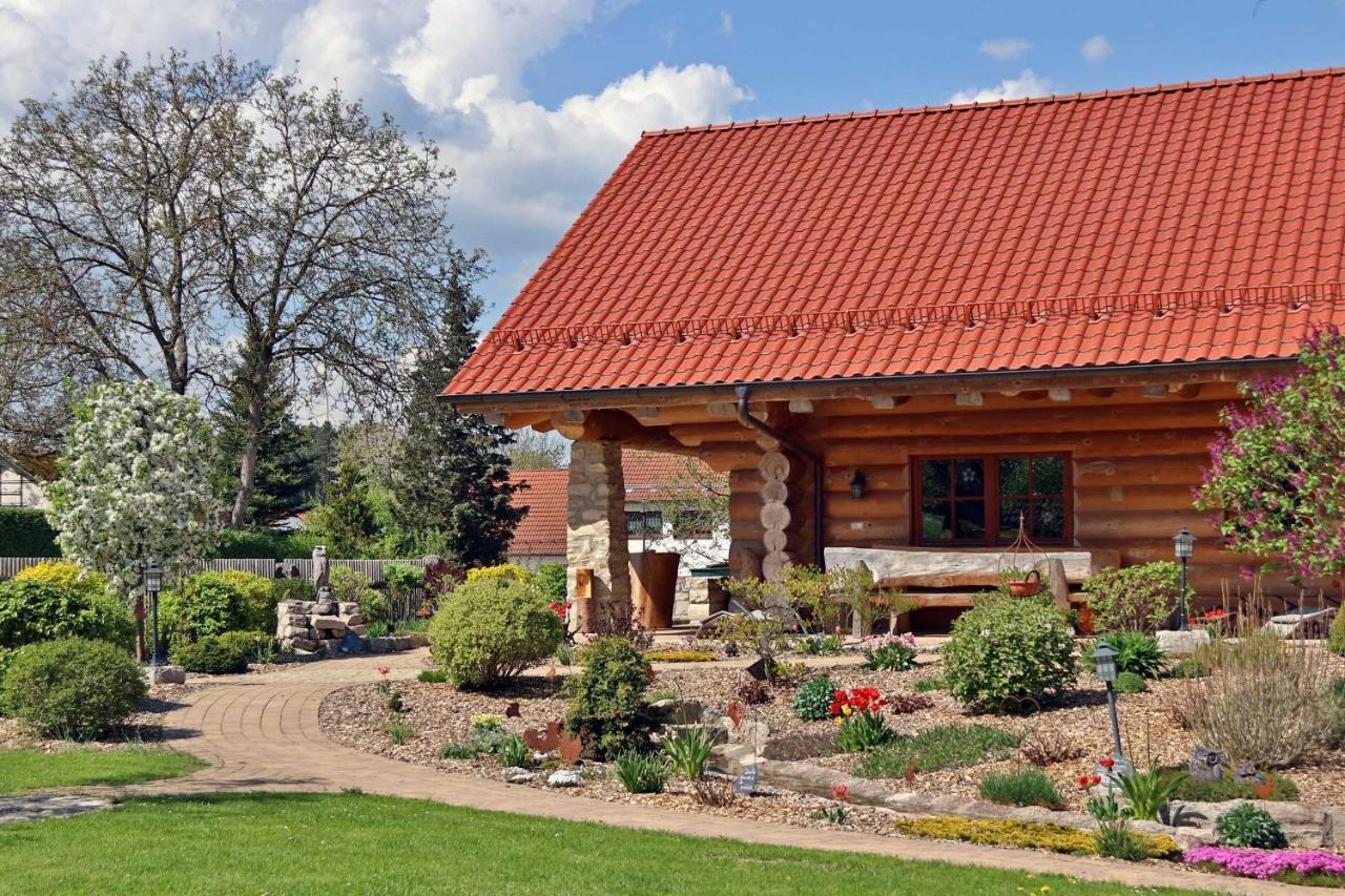 Hotel Heumanns Blockhaeuser Am Wald Pottenstein Exteriér fotografie